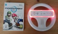 Wii Mario Kart mit glo wheel leuchtendem Lenkrad Niedersachsen - Uplengen Vorschau
