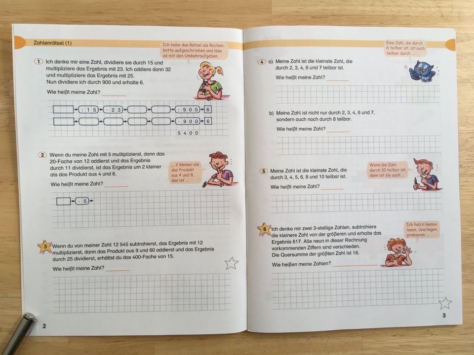 Mathe Star 5 NEU Oldenbourg Knobel & Sachaufgaben + Lösungsteil in Oldenburg