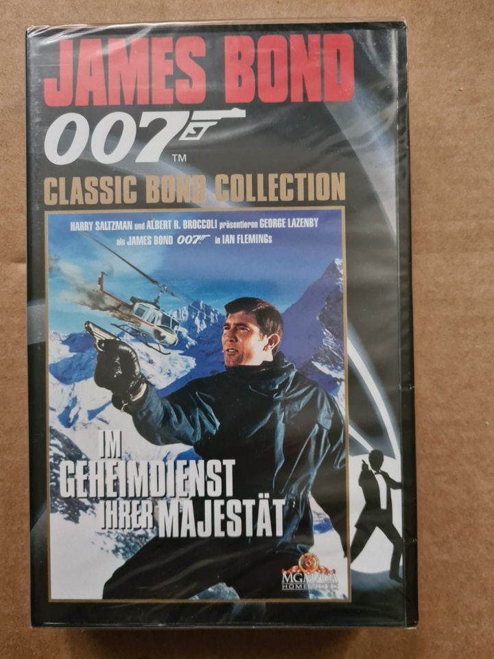 James Bond 007 - Im Geheimdienst ihrer Majestät [VHS] NEU! Noch e in Gifhorn