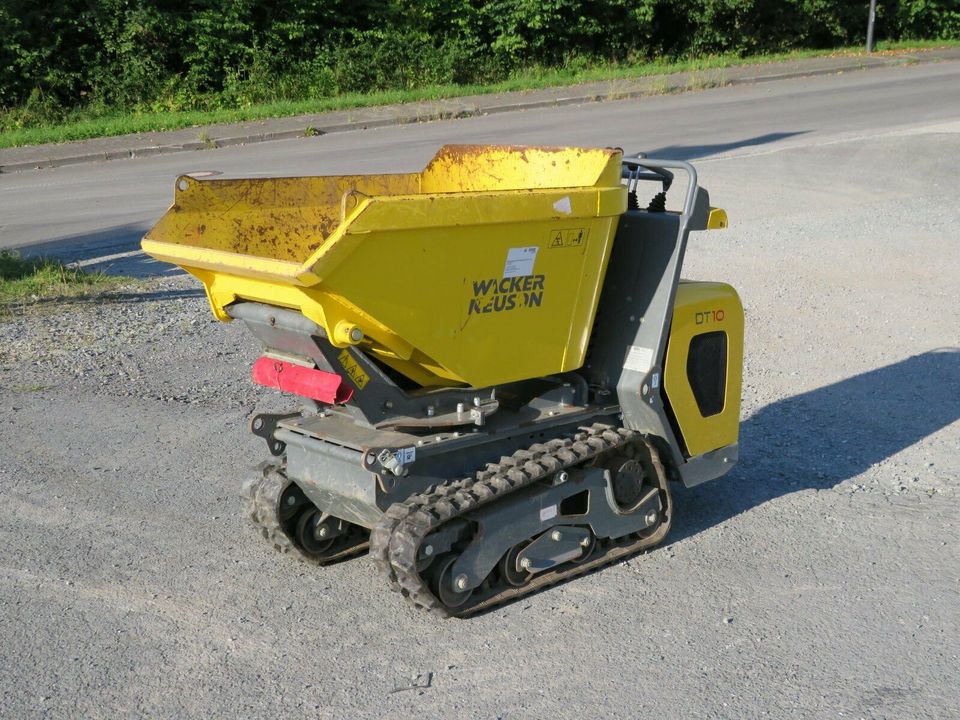 Kettendumper Wacker Neuson DT 10 mieten 1 Tag, netto 92€, FKB in Frankenberg (Eder)