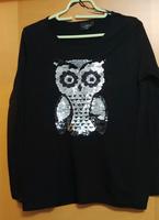 GINA BENOTTI Shirt Eule Wendepailletten Gr 36/38 Sachsen - Kreischa Vorschau
