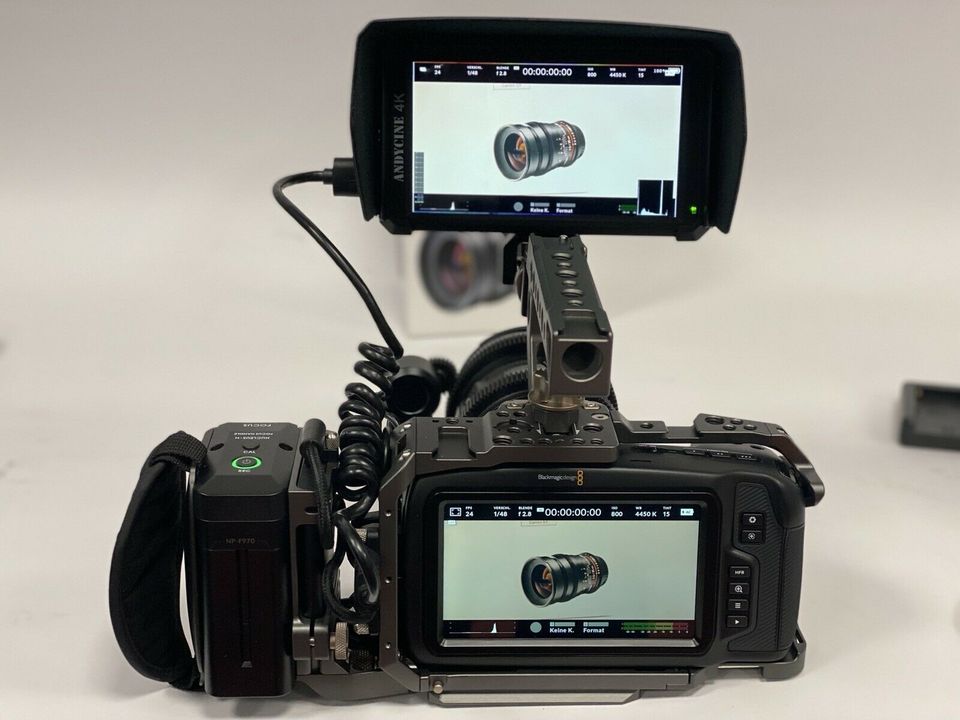 Blackmagic BMPCC 4K Kamera zu vermieten für Streaming/ Videodreh in Pforzheim