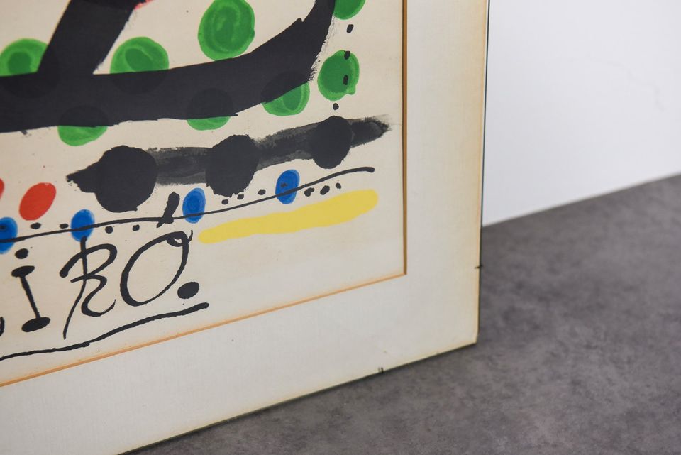 Joan Miro Farblithographie 1966 Recent Paintings 1945-1963 in Centrum