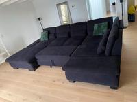Schwarzes Sofa mit Auszieh- und Stauraumfunktion - Top Zustand Baden-Württemberg - Konstanz Vorschau