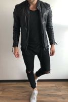 Neu Tigha Lederjacke Nero Schwarz Gr. S M L XL XXL YPS 449€ Aachen - Aachen-Mitte Vorschau