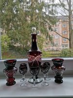 Karaffe aus böhmischen Kristall mit 5 Gläser Hessen - Bad Soden am Taunus Vorschau