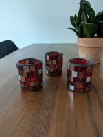 Deko Kerzen Rot Mosaik & Spiegel Optik 3er Set Baden-Württemberg - Gerlingen Vorschau