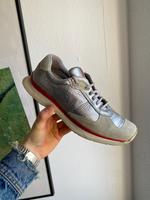 Prada Lackleder Sneaker Silber Rot Schuh Designer High End Italy Altona - Hamburg Sternschanze Vorschau