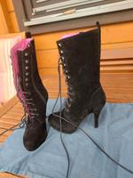 Gothik Schnürstiefel, Gr 36,Neu,ungefüttert Hessen - Runkel Vorschau