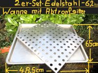 2er Set - Edelstahl - Wanne mit Abtropfsieb - 6,2kg Niedersachsen - Lemgow Vorschau