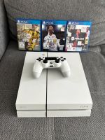 Verkaufe weiße PS4 500GB mit Controller und Spielen Baden-Württemberg - Tamm Vorschau