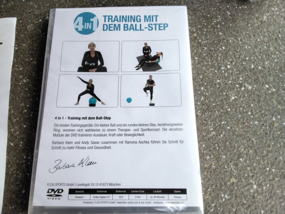 Stepper inkl. Fitnessball, DVD u. Pumpe NEU!!! in Naumburg 