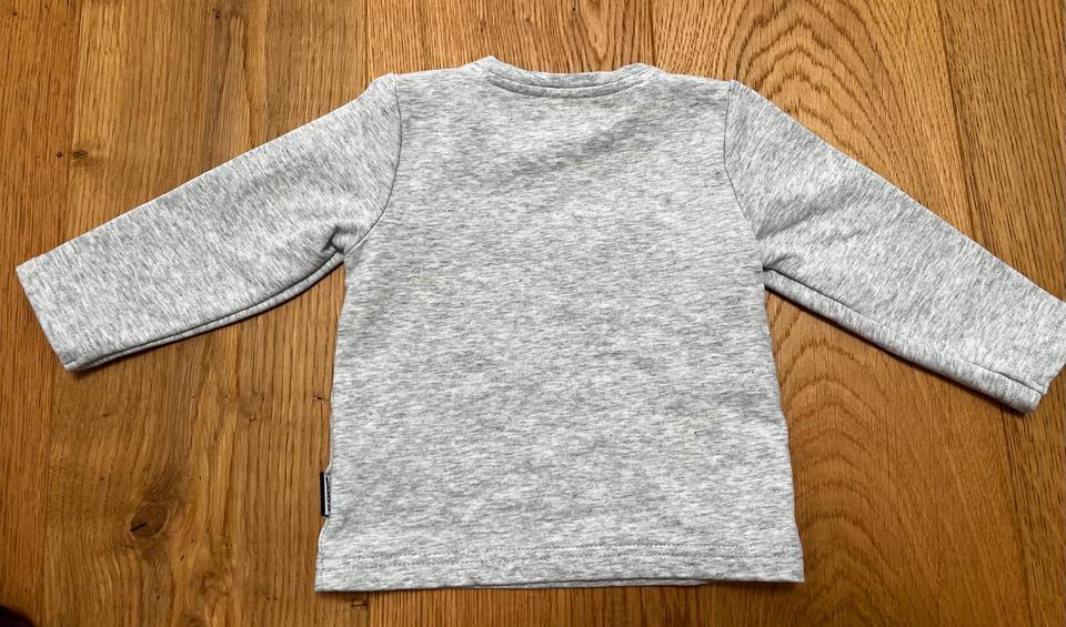 Jako-o Sweatshirt Gr 68 74, grau mit Hase, warmes Shirt Baby in Rutesheim  
