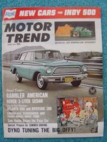 US Car Magazin" Motor Trend " Juni 1962 oig. US / Vintage Rheinland-Pfalz - Siesbach Vorschau