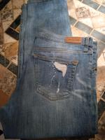 Jeans blau Stretch Vintage Look 7/8 mng 40 Nordrhein-Westfalen - Lüdenscheid Vorschau