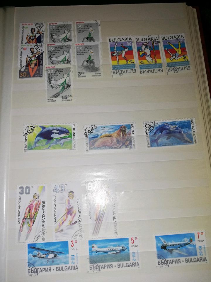 Briefmarken Album Bulgarien in Aschaffenburg