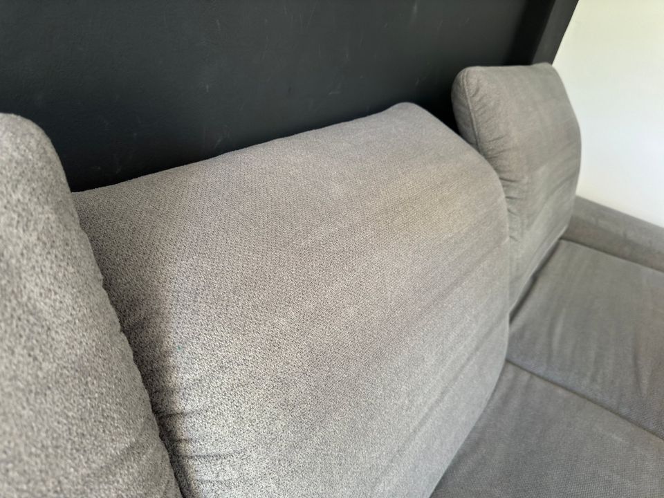 Ecksofa Couch "Cayman" Schlaffunktion Stauraum 316cm Grau in Hamburg