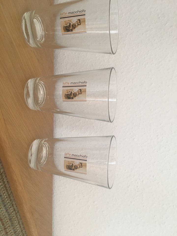 3 Latte Macchiato Gläser in Denkendorf