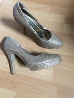 Goldene Pumps / High heels Baden-Württemberg - Oberndorf am Neckar Vorschau