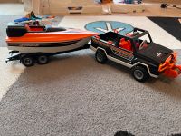 Playmobil Speedboot Rennboot Auto Trailer Niedersachsen - Harsefeld Vorschau