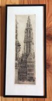 lim. Radierung Antwerpen ? 53/150 Bild original Kirchturm Lützen - Lützen Dehlitz Vorschau