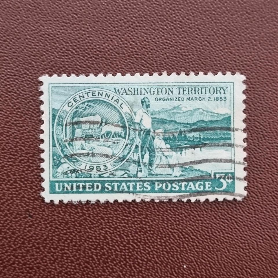 USA Washington Territorium Briefmarke #0944 in Aurich