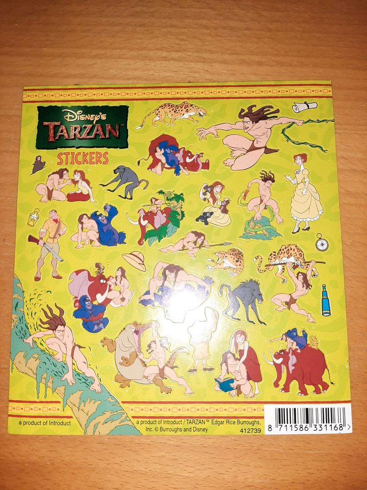 Disney Tarzan Sticker Aufkleber 90 er Vintage Sammler Neu in Meckenheim