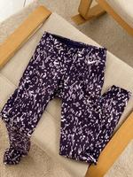 Nike Laufleggings Leggings Sporthose Sportleggings XS Lila Muster Duisburg - Röttgersbach Vorschau