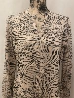 ❤️ NEU Bluse Baumwoll-Longbluse Animal-Print Beige Schwarz Gr.38 Eimsbüttel - Hamburg Rotherbaum Vorschau