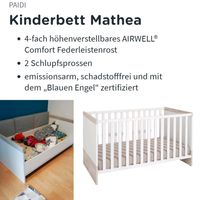 Paidi Babybett mit Umbau zum Kinderbett Rheinland-Pfalz - Frankenthal (Pfalz) Vorschau