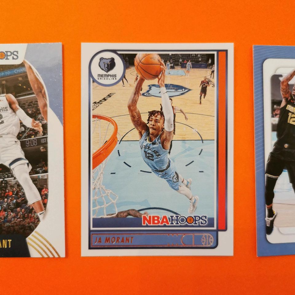 JA MORANT 3x Panini Trading Card Hoops Contenders no PSA in Berlin