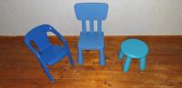 3 Stück Kinderstühle, Kinderstuhl aus Kunststoff - Blau Baden-Württemberg - Kürnbach Vorschau