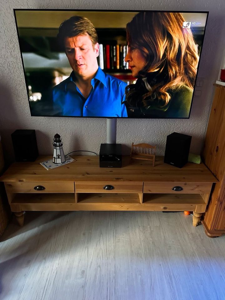 Holz Massiv Bauern Landhausschrank Wohnzimmer Möbel TV Schrank in Herne