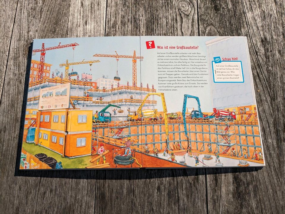 Was ist was Junior, Die Baustelle, Kinderbuch in Klein Nordende