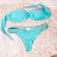 Aquamarine / Türkis Bandeau Bikini 2 Teil Set Braizilian S/M Baden-Württemberg - Mannheim Vorschau