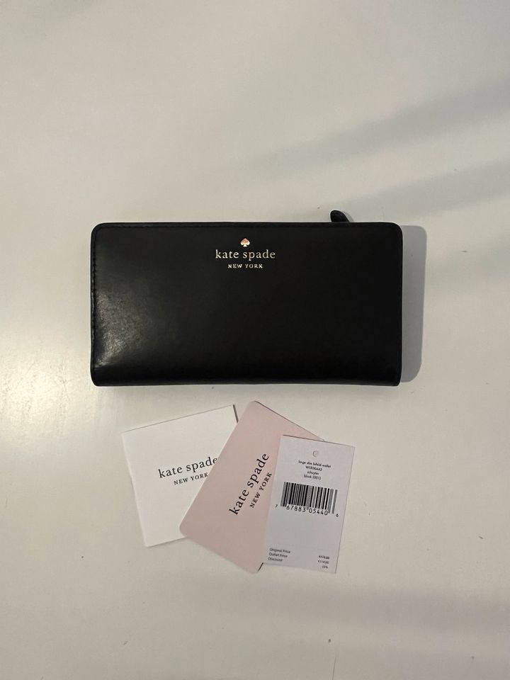 Kate Spade Geldbörse Portmonee Portemonnaie schwarz neu in Hamburg