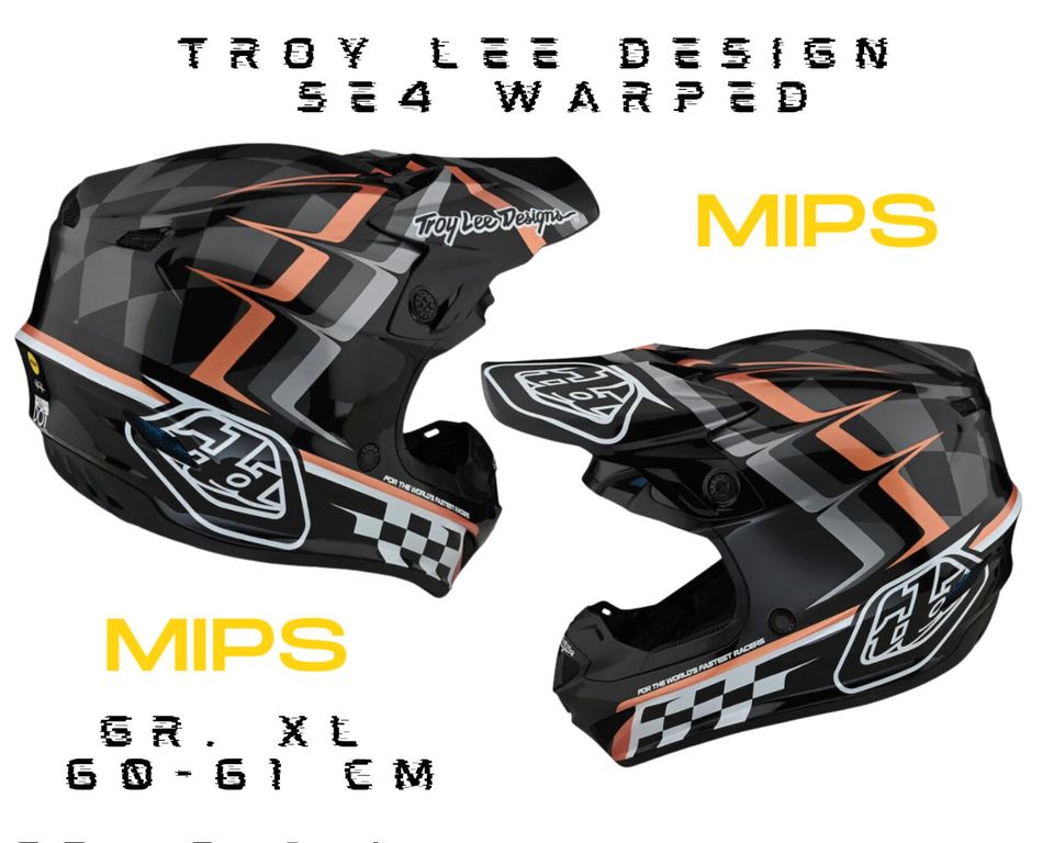 Troy Lee Design SE4 Warped MIPS Helm Motorrad Motocross Helm NEU in Köln
