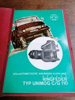Unimog 411 406 421 Ringfeder Anhängerkupplung AHK Prospekt Mappe Rheinland-Pfalz - Selters Vorschau