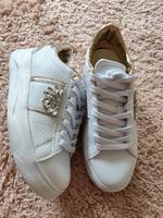 NEUE ENRICO COVERI SNEAKERS, BLICKFANG WEISS GOLD ❤️ Bayern - Gangkofen Vorschau