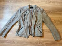 Lederjacke grau Niedersachsen - Küsten Vorschau