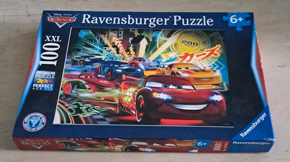 Puzzle, Cars, Ravensburger, 100 Teile XXL, neuw. + vollst. in Embsen