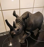 Nashorn schwarz groß und schwer Dekoration Baden-Württemberg - Lörrach Vorschau