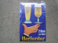 Herforder Pils Blechtafel Nordrhein-Westfalen - Detmold Vorschau