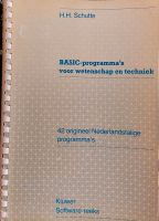 H.H. Schutte. BASIC-programma's voor wetenschap... Holländisch Nordrhein-Westfalen - Wiehl Vorschau