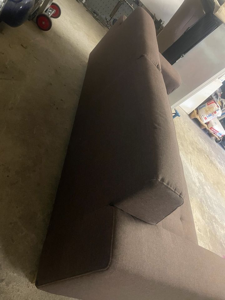 Sofa Couch 2 sitzer braun in Paderborn