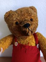 DDR großer Teddy Bär Stroh 50-iger Jahre Sachsen-Anhalt - Zörbig Vorschau