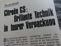 ++ CITROEN GS ++ TEST REPORTAGE IN MAGAZIN von 1971 Koblenz - Urbar Vorschau