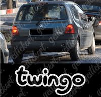 1x Aufkleber für Renault Twingo Sticker Decal Heckklappe Nordrhein-Westfalen - Dinslaken Vorschau