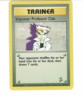 Pokemon Karte Imposter Professor Oak 102/130 Base Set 2 Englisch Baden-Württemberg - Mannheim Vorschau