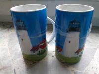 Zwei Kaffeebecher Urlaubsmotiv norddeutsch Leuchtturm Himmel Meer Schleswig-Holstein - Bargteheide Vorschau